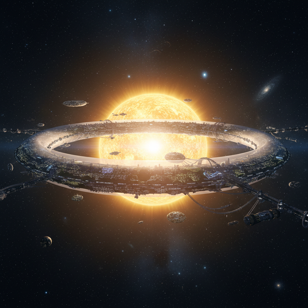 a ringworld around a star