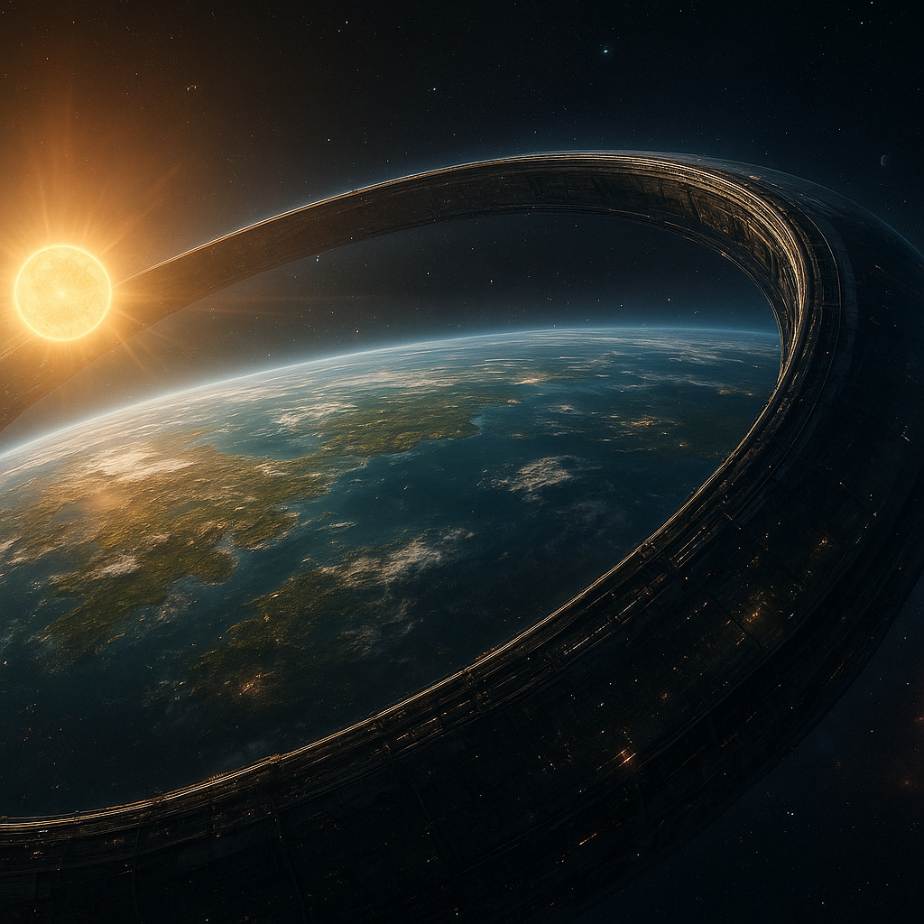 a ringworld around a star