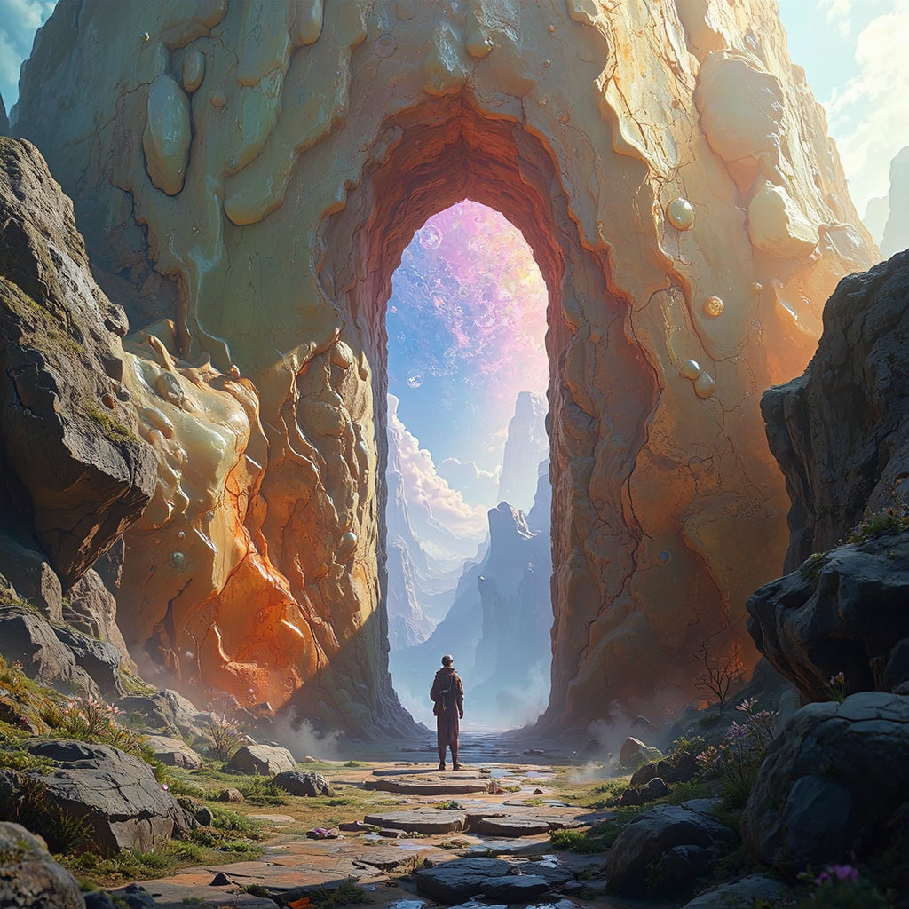 A surreal, highly detailed
