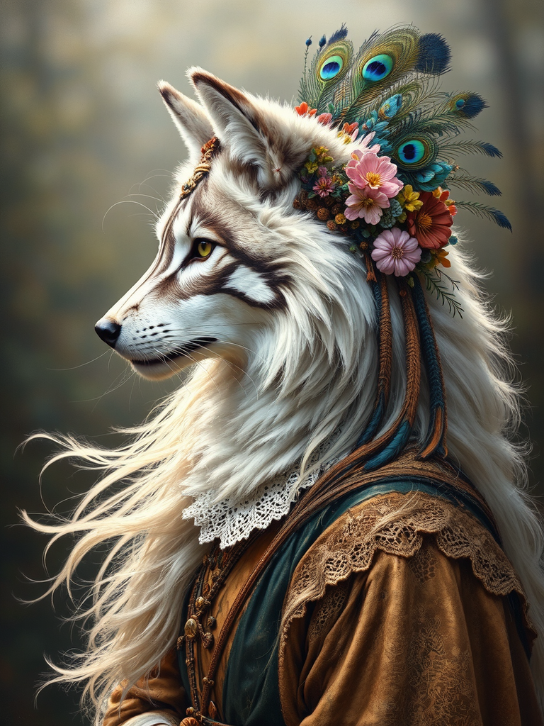Wolf in elaborate Renaissance