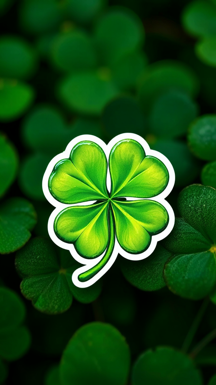Four-leaf clover die cut