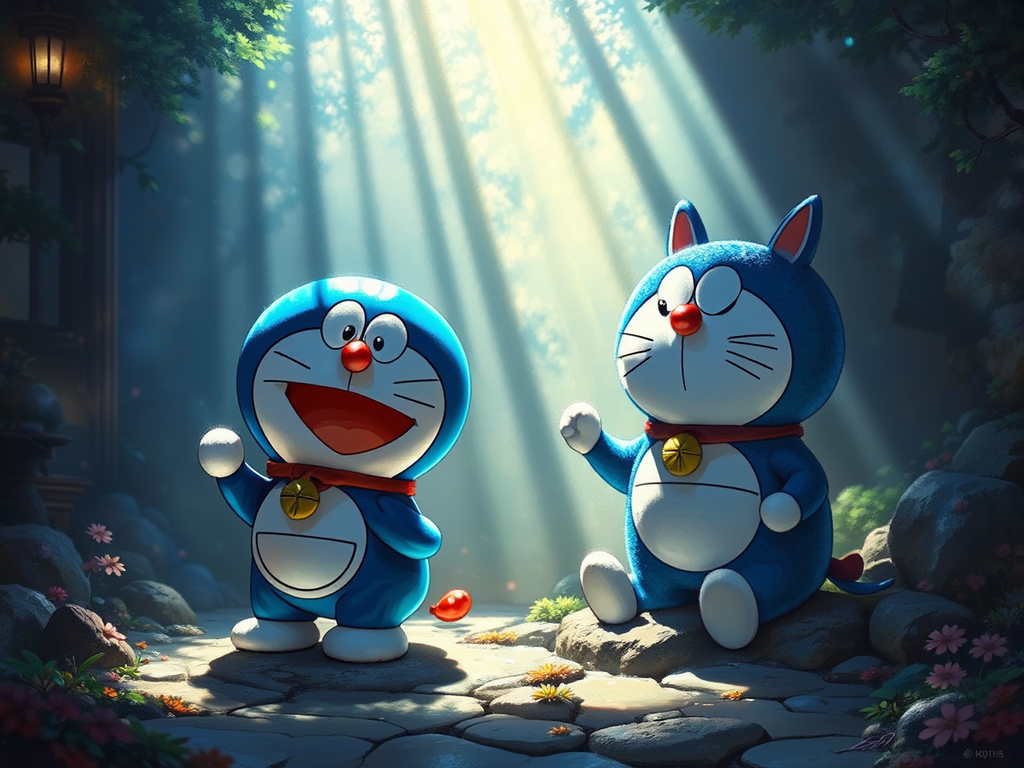 Portrait of Doraemon and