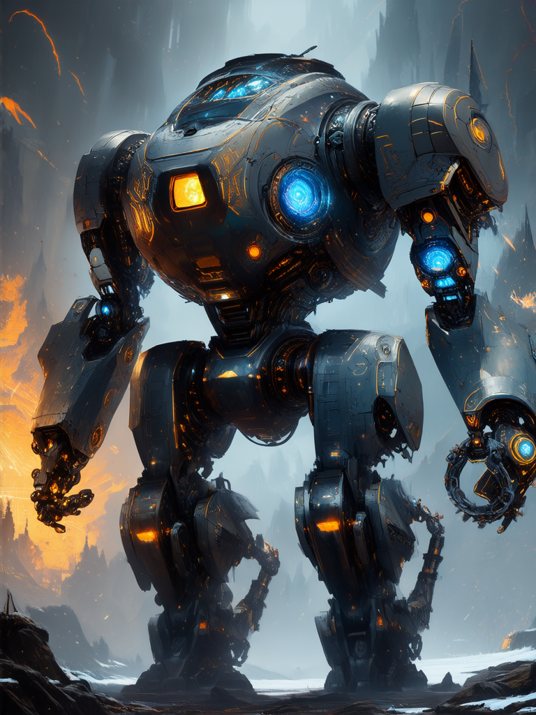 Robots creating new robots.