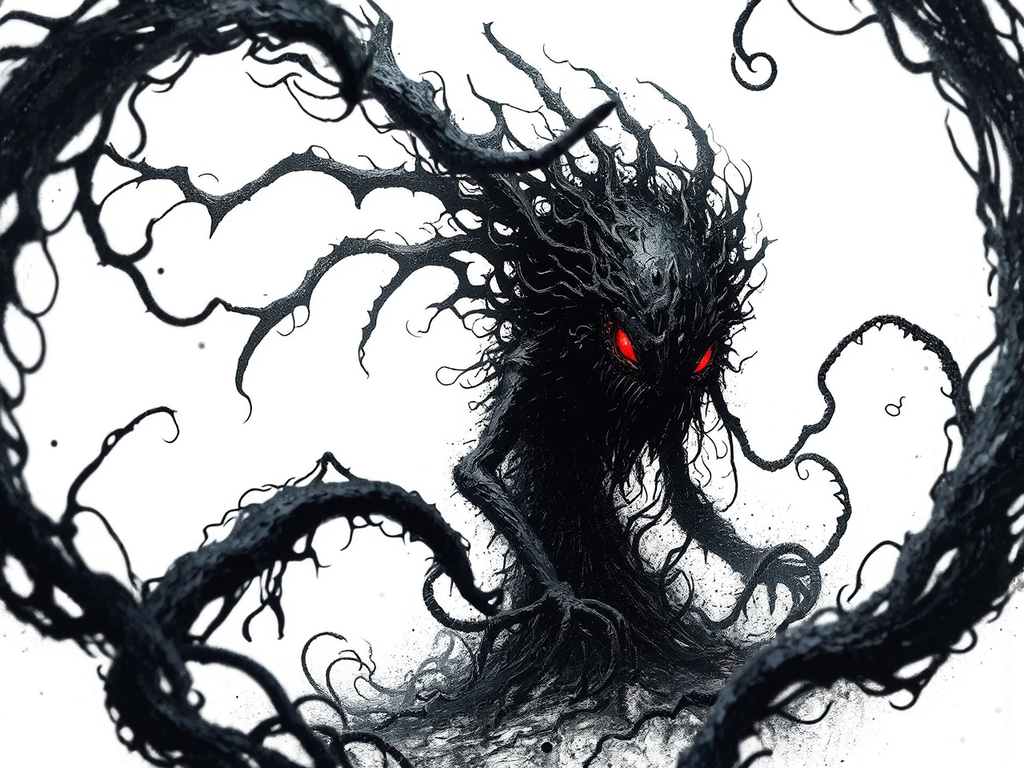 Void creature with sharp