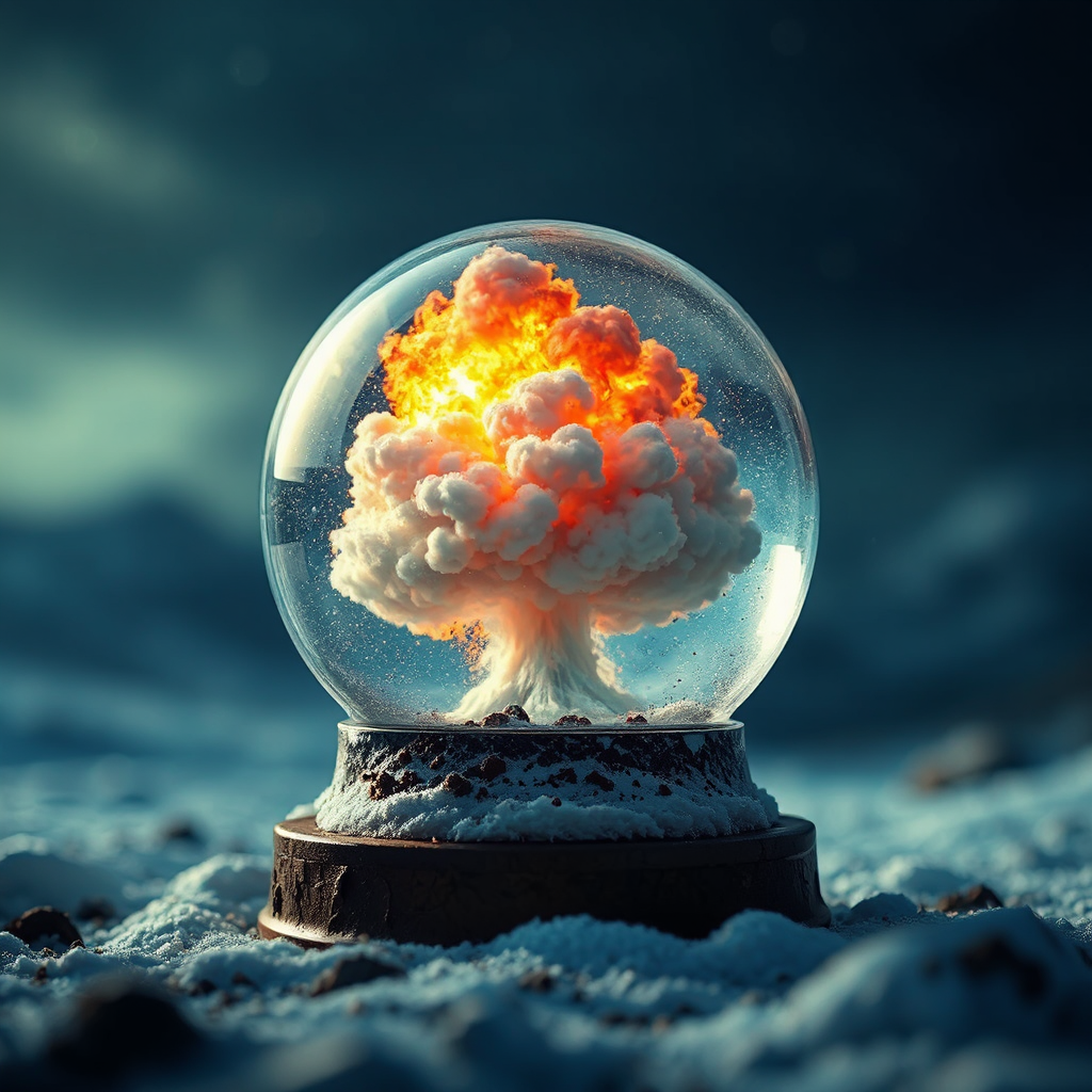 Atomic explosion in a