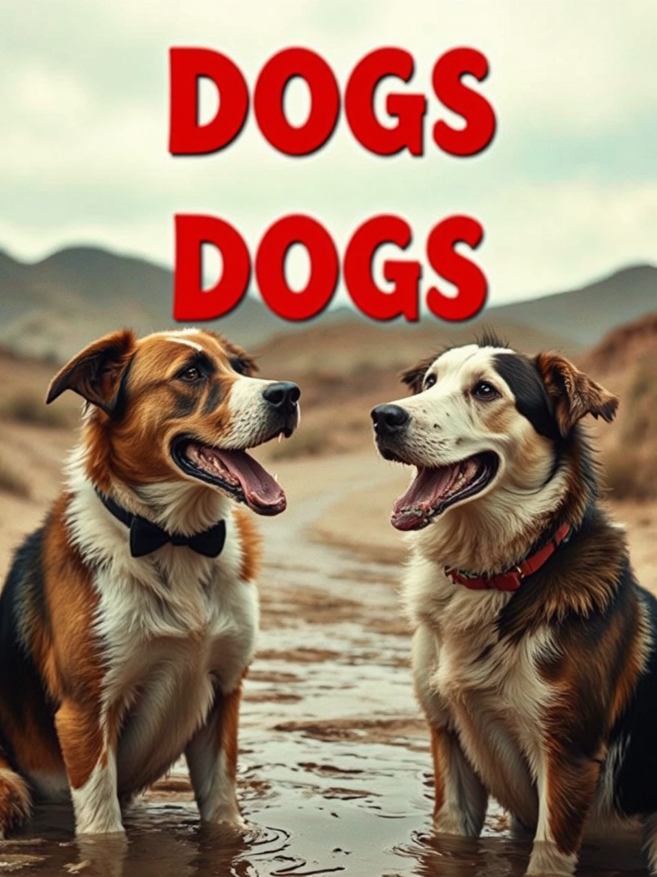 Dogs playing roles in