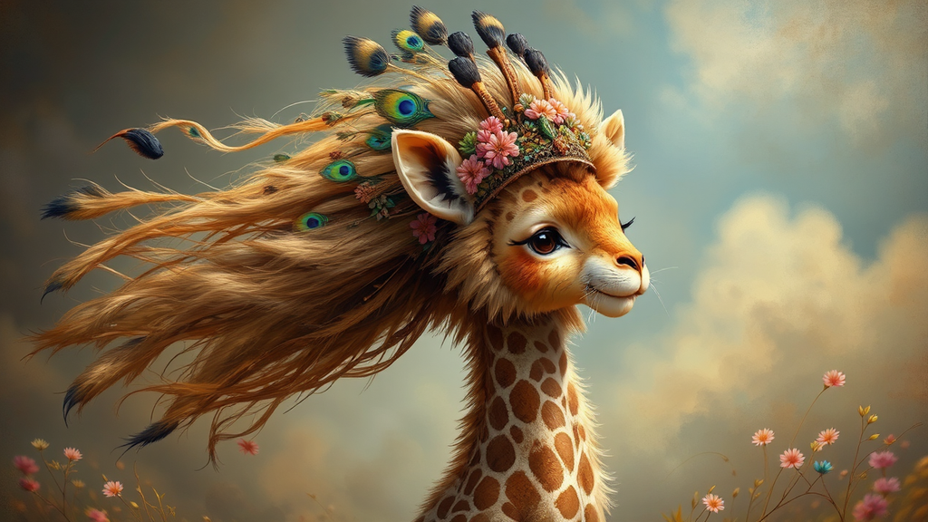 Cute mixed creature animal
