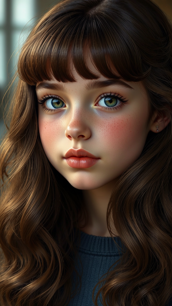 Beautiful teenage girl with