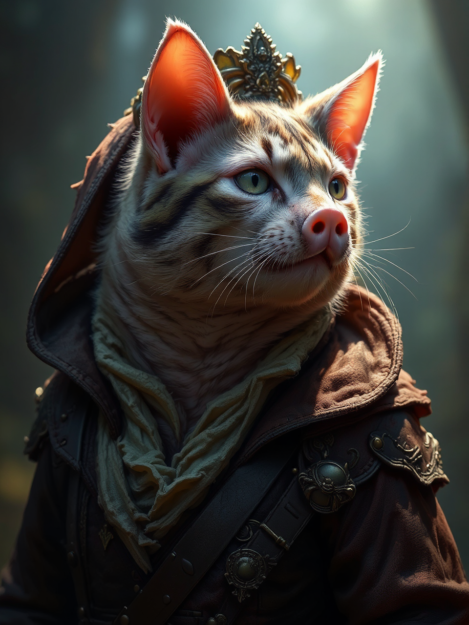 A pig-cat hybrid with