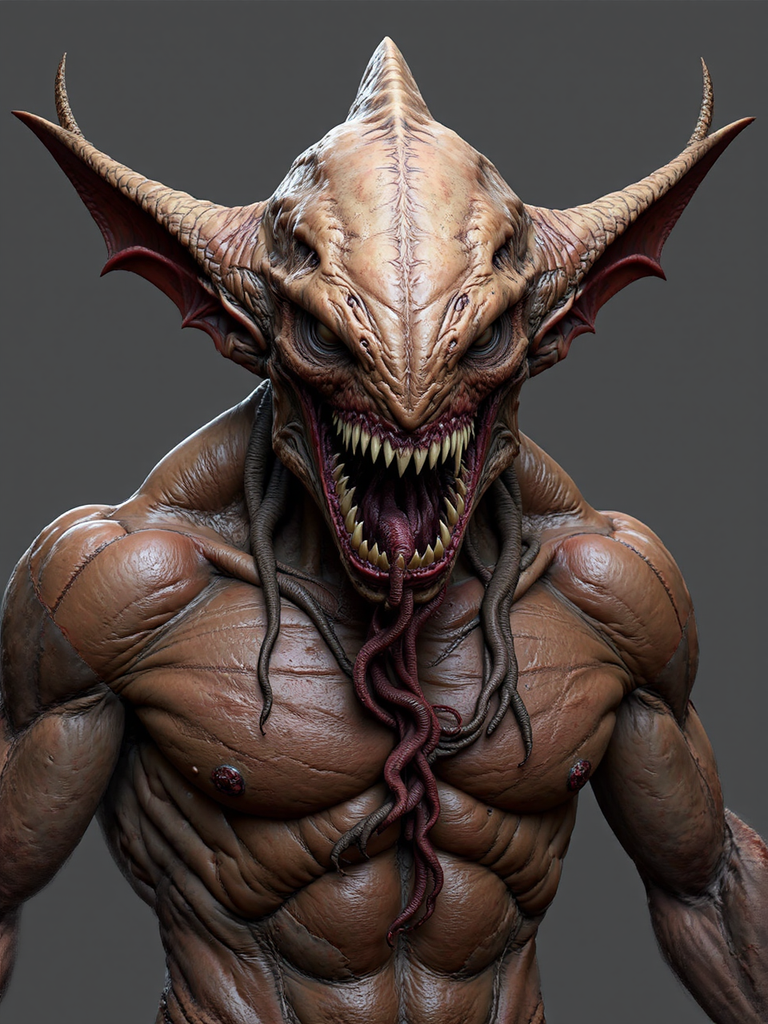 Game character with sharp