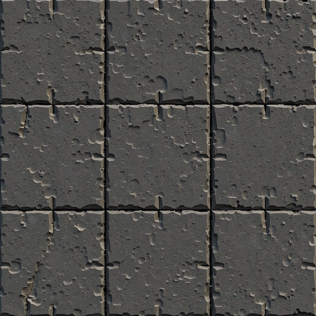 Rough textured Minecraft-inspired block