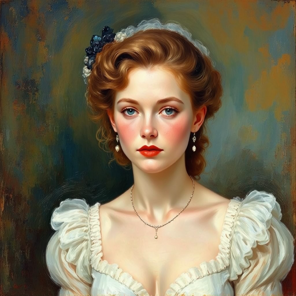Woman in elegant outdoor