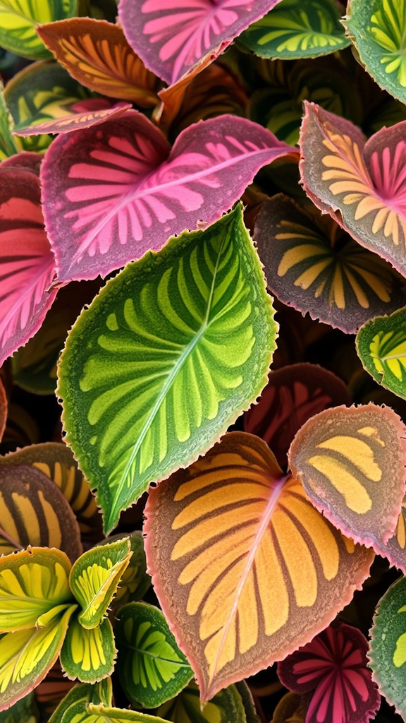Marbled pattern of mixed
