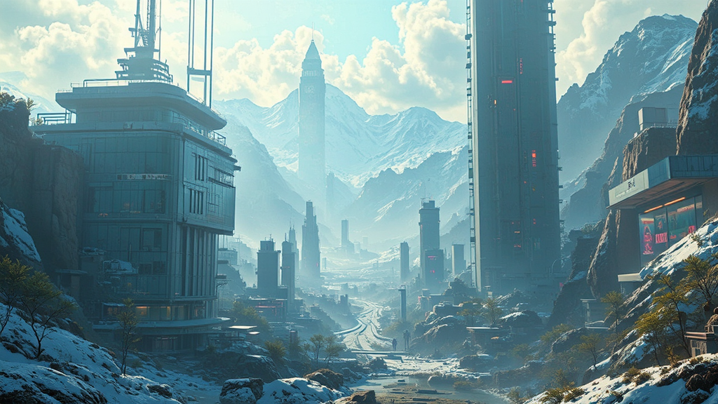 Hyper realistic futuristic gaming