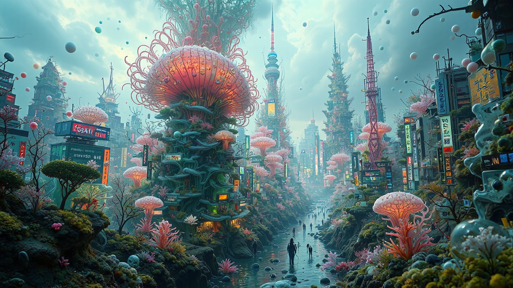 Tokyo city made of