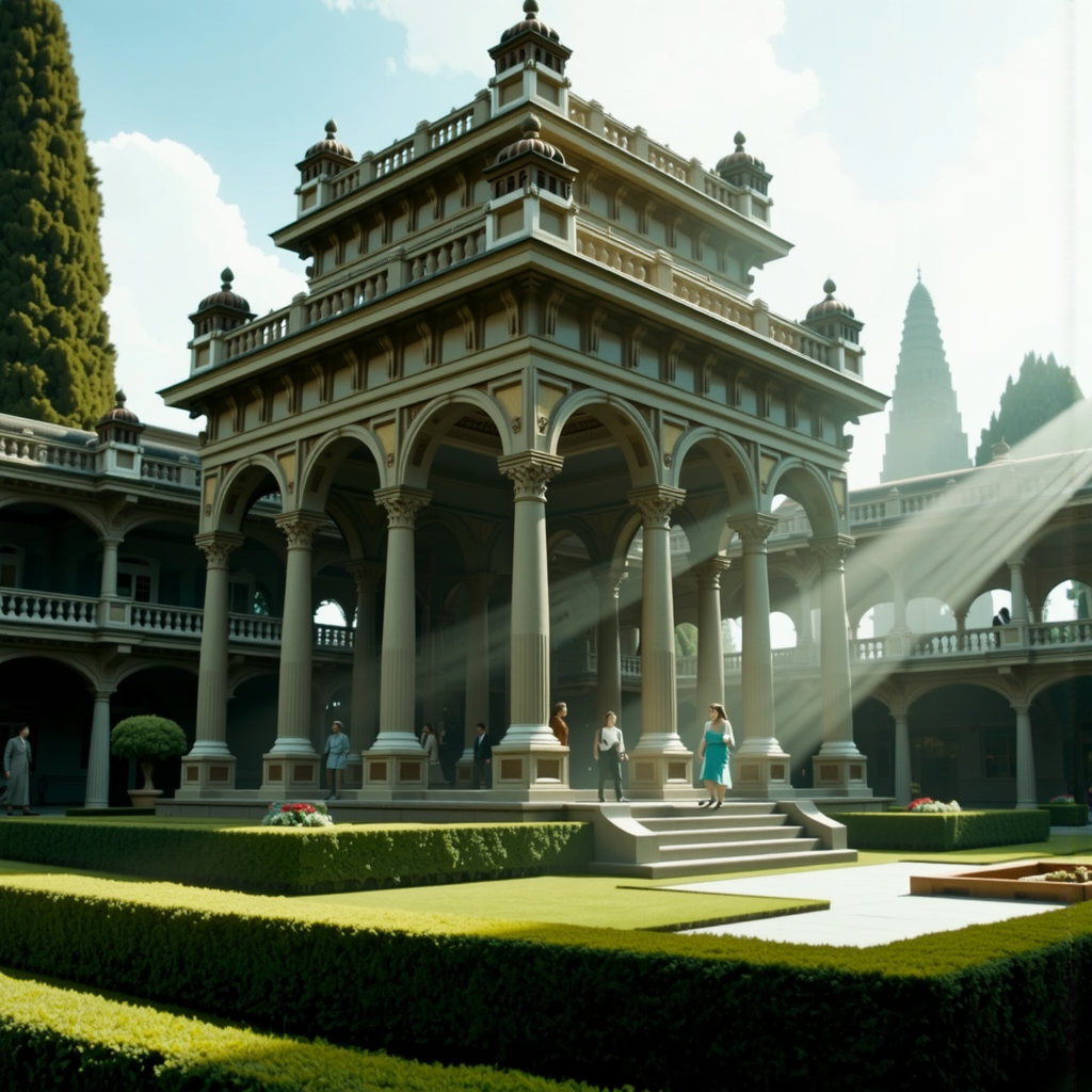 Ancient temple in an