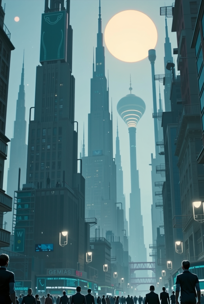 alien city landscape