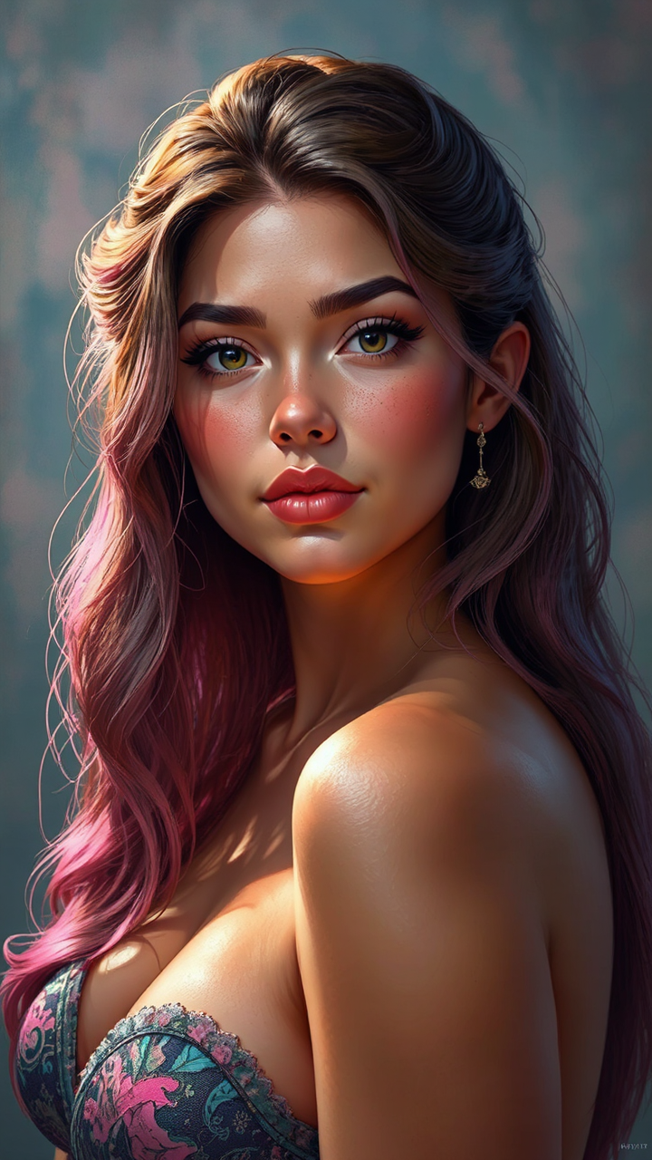 Close-up portrait of a