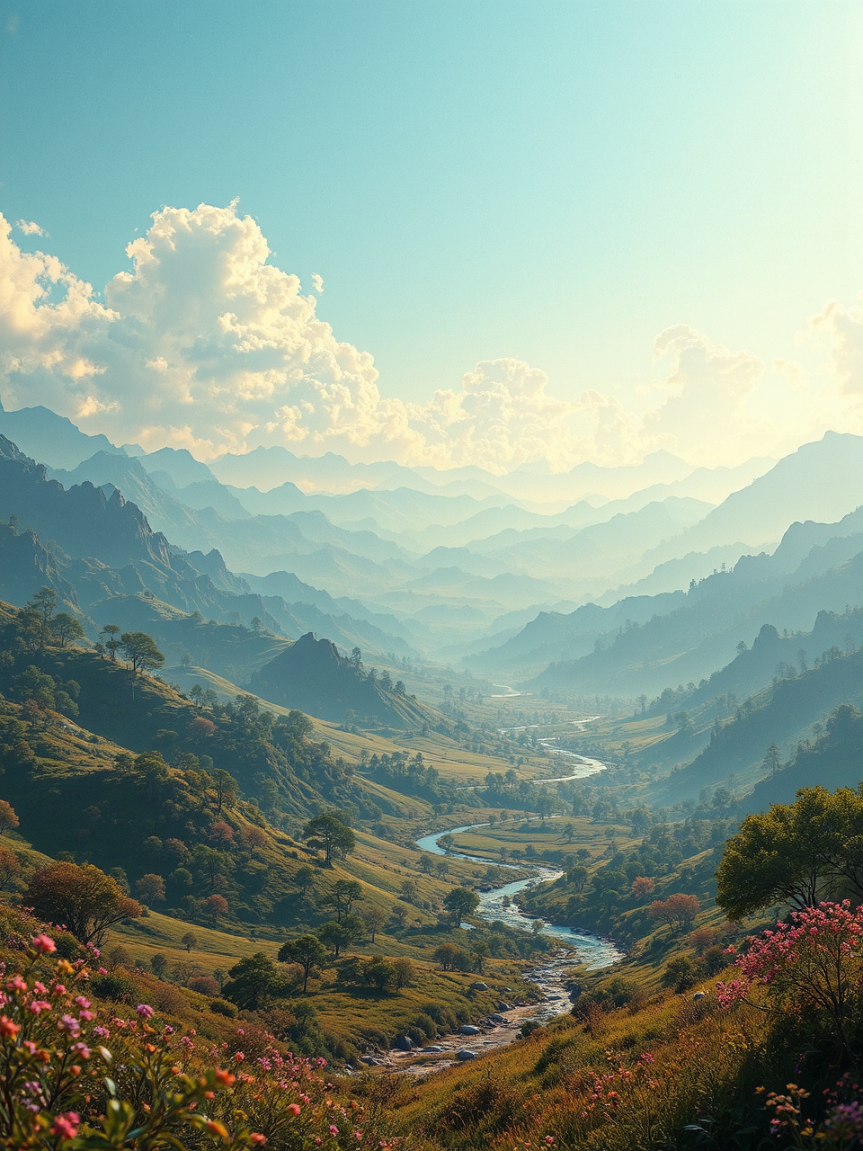 Highly detailed realistic landscape.