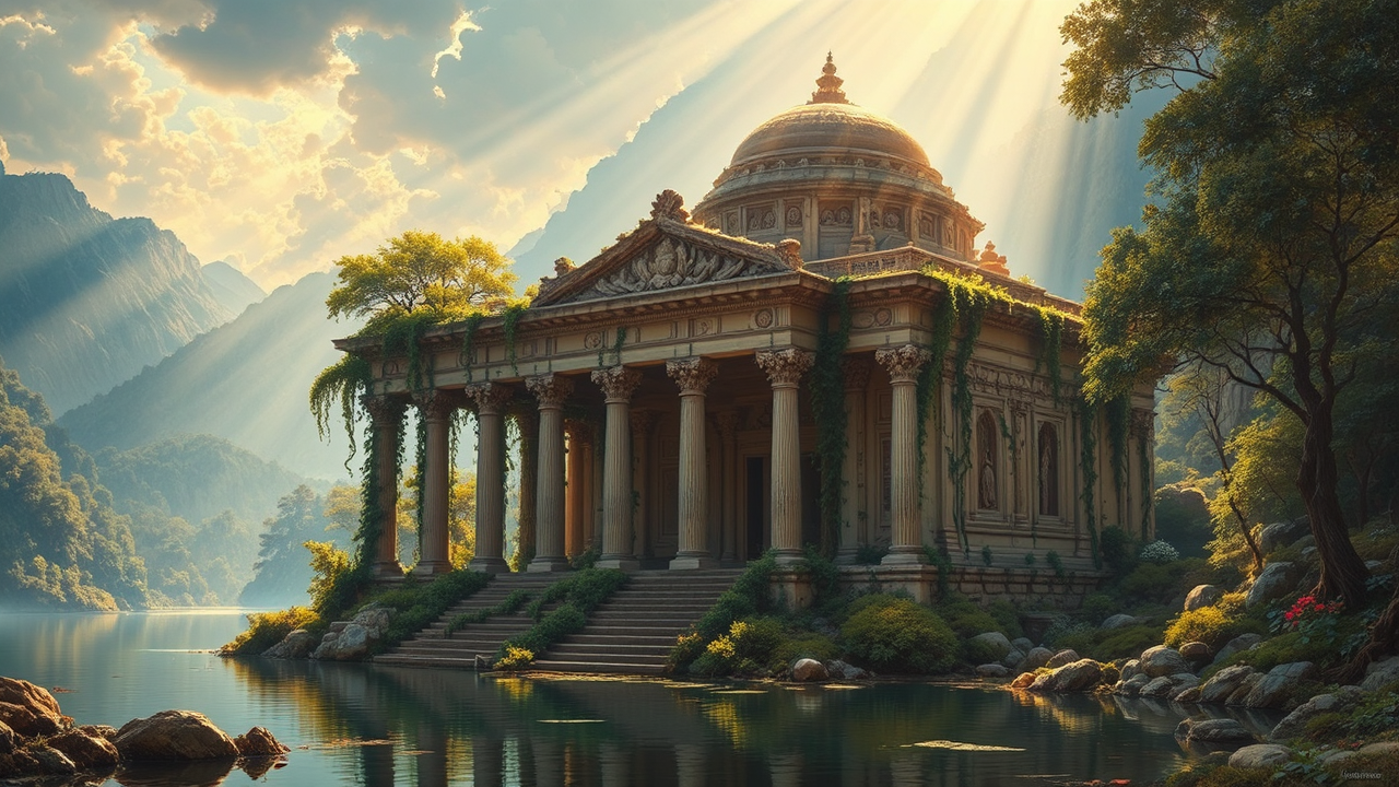 Ancient temple near a