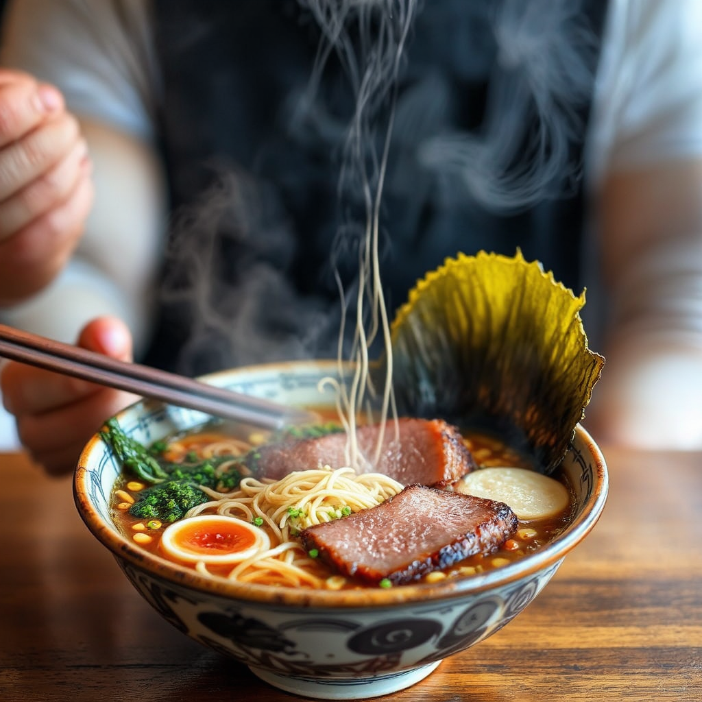 Rich pork belly noodle