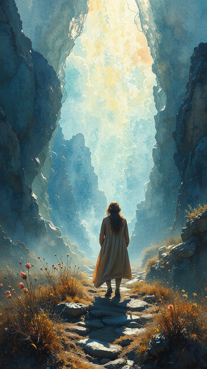 Artistic digital artwork with