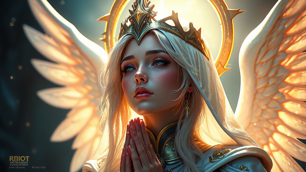 A high-priestess in fantasy