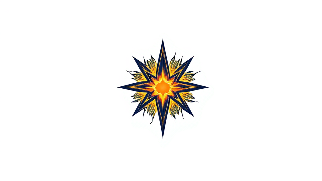 Stylized logo of a