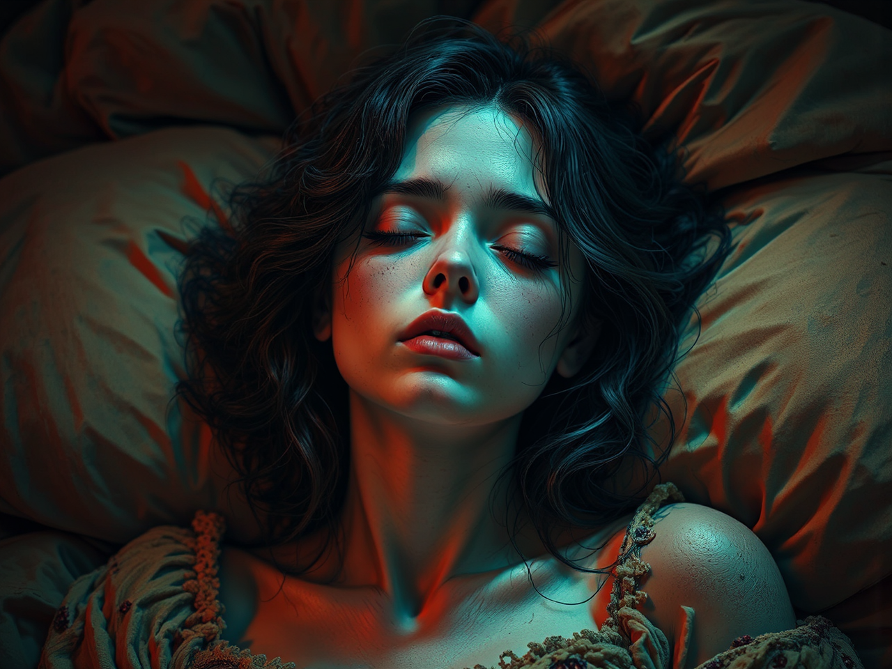 A woman unable to
