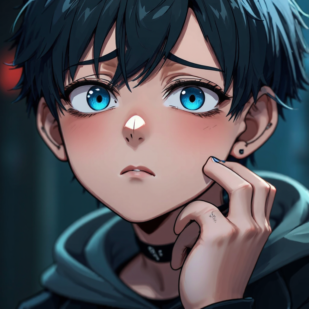 Close-up of a sad
