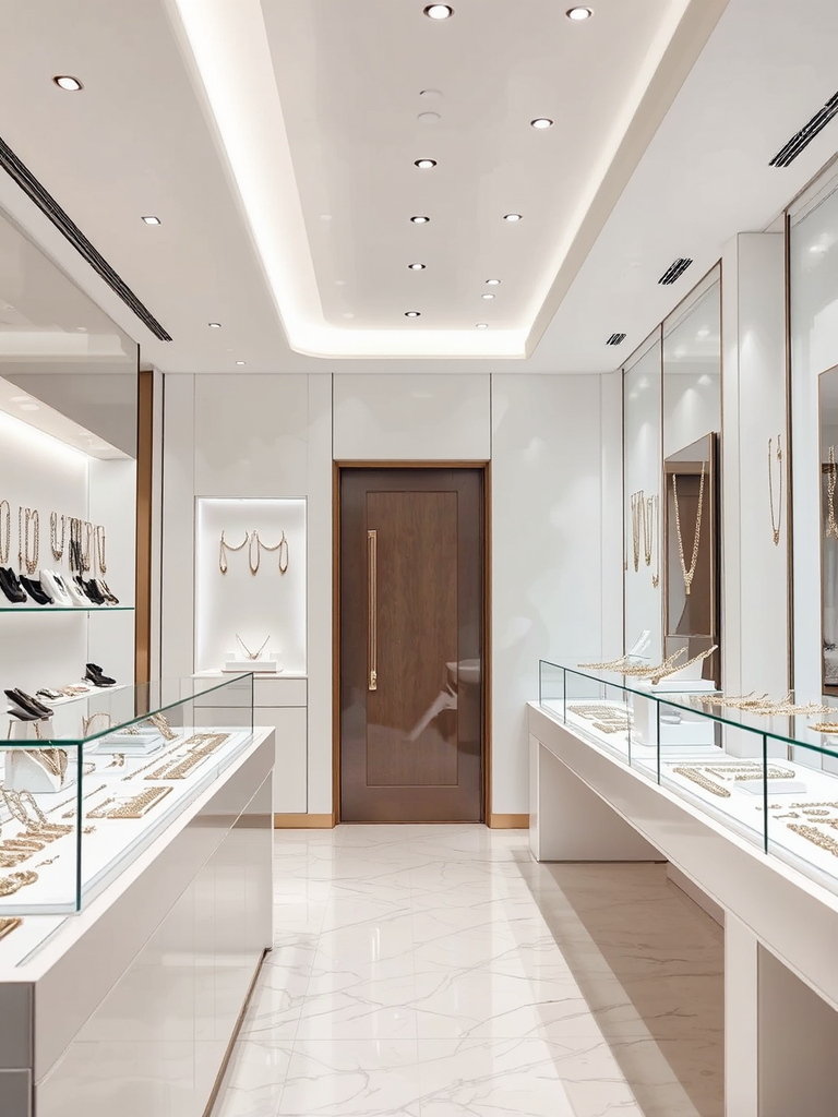 A white fashion jewelry