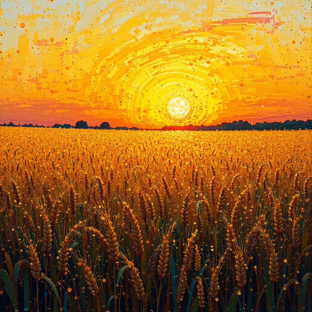 Digital art of grain