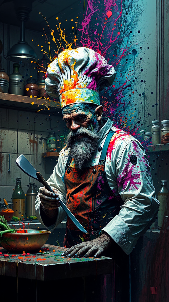 Deep-sea chef in an
