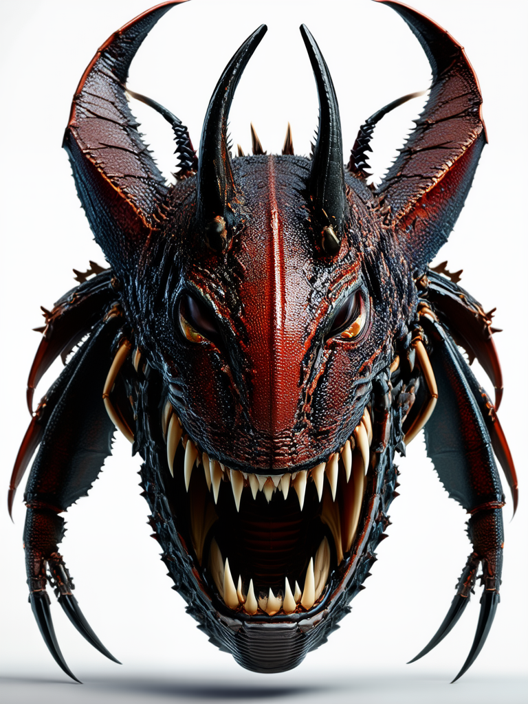 Monstrous creature with chiroptera