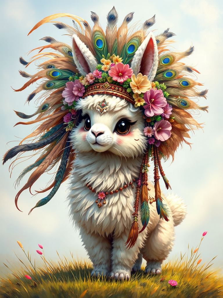 Hybrid creature with long