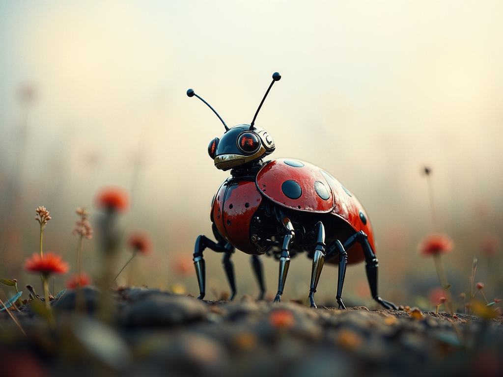 A robotic ladybug with