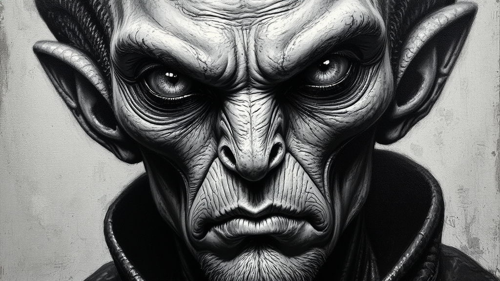 Closeup portrait of a
