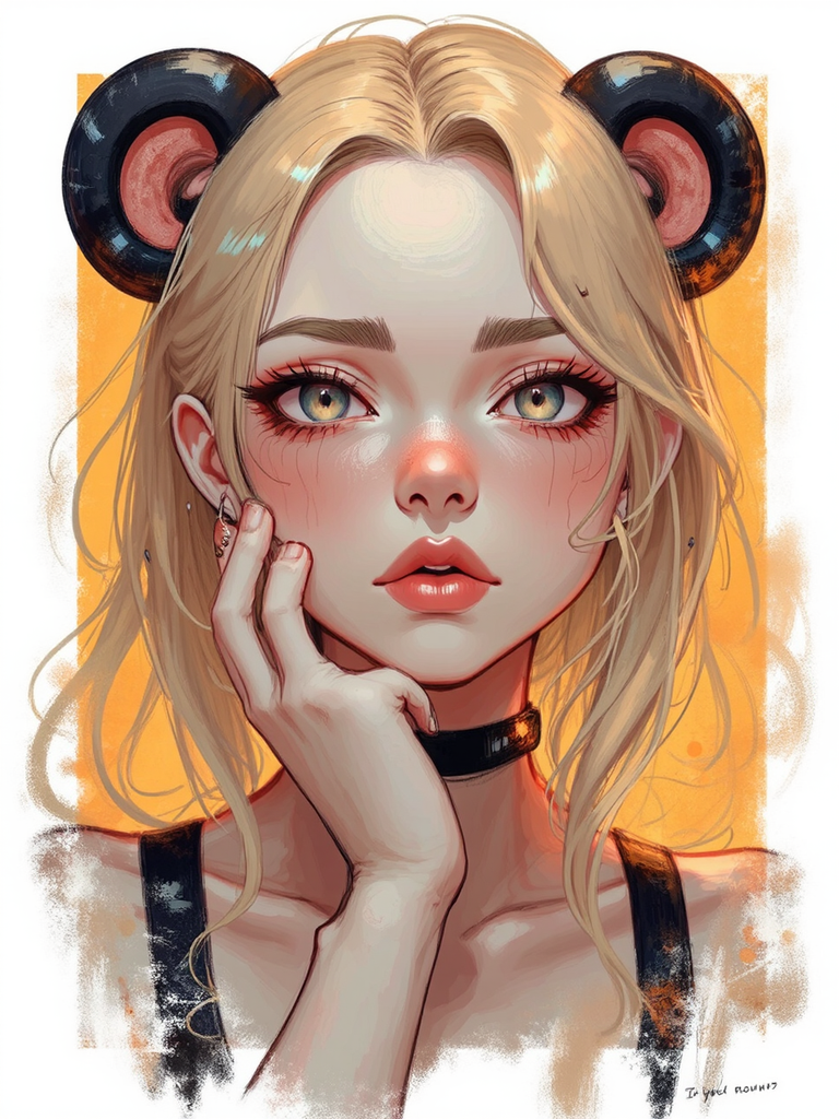 A person holding a