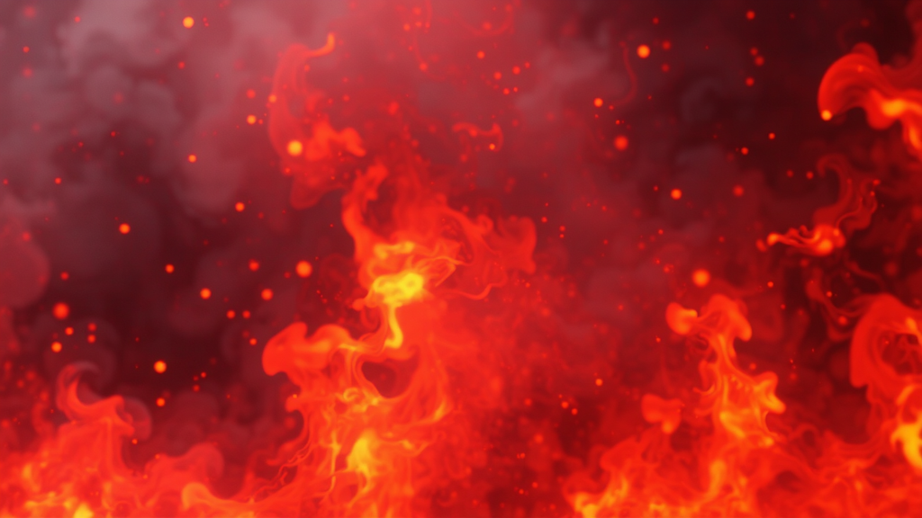Realistic fire texture with