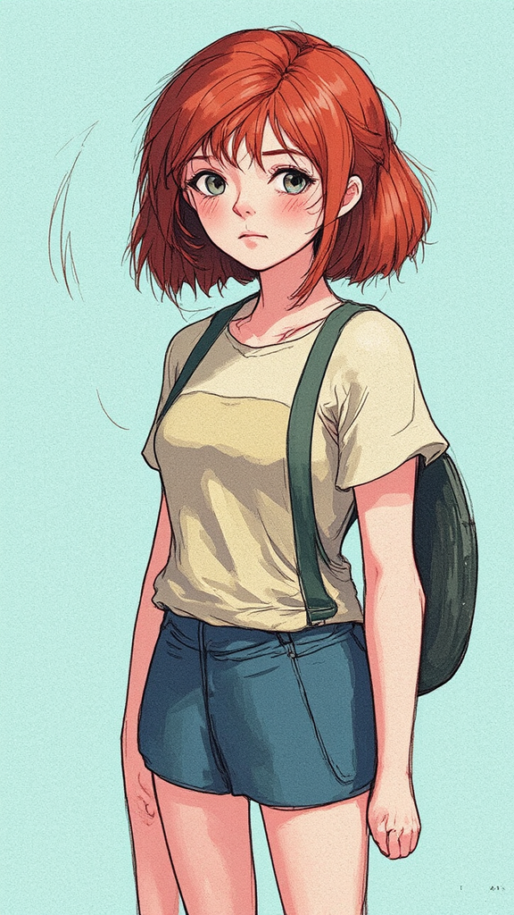 Teenage girl with supernatural