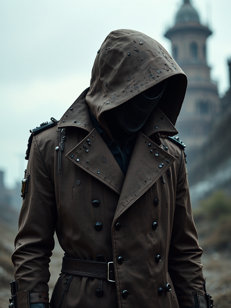 Mysterious figure in cyber