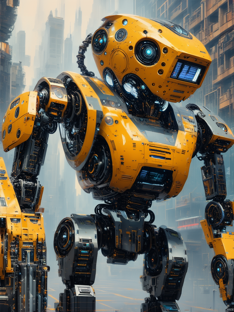 Robots building other identical