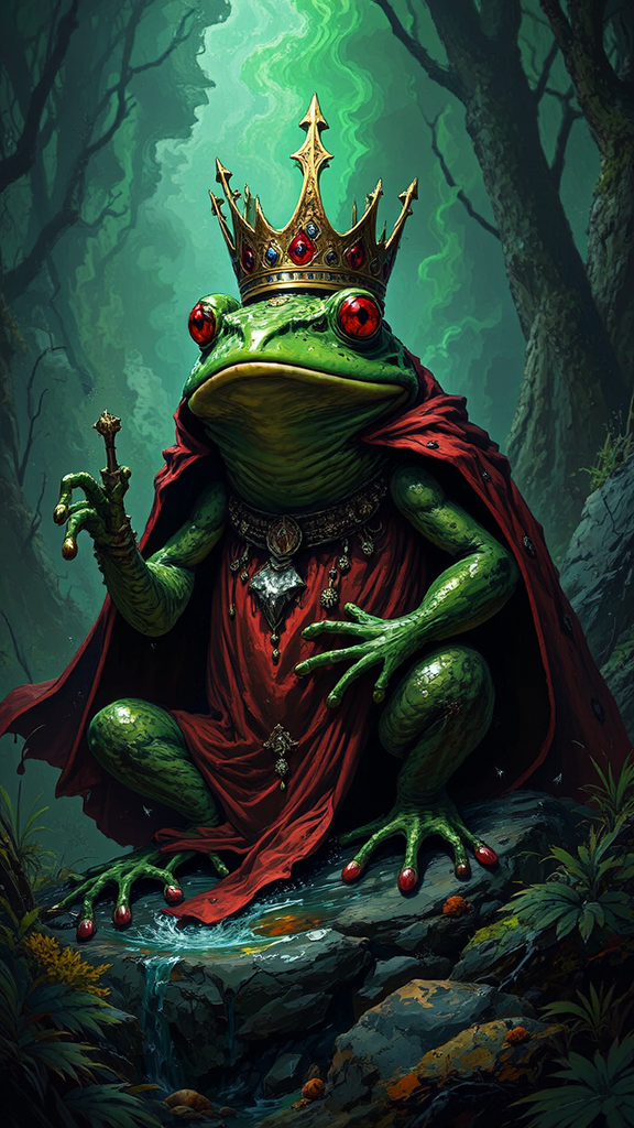 A frog in medieval
