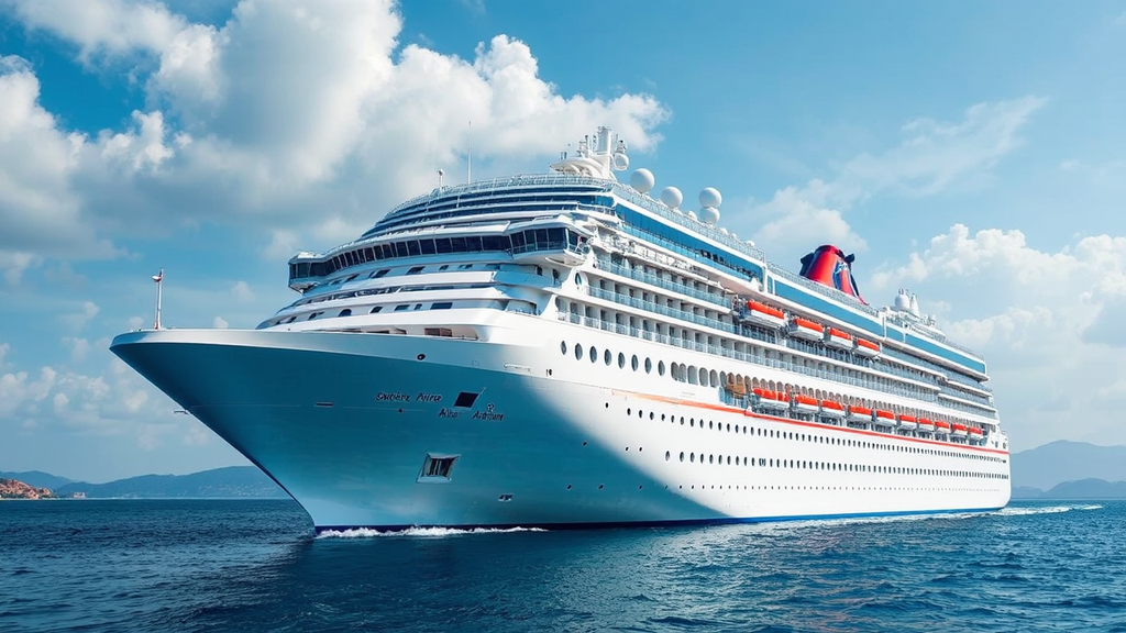 A large white cruise