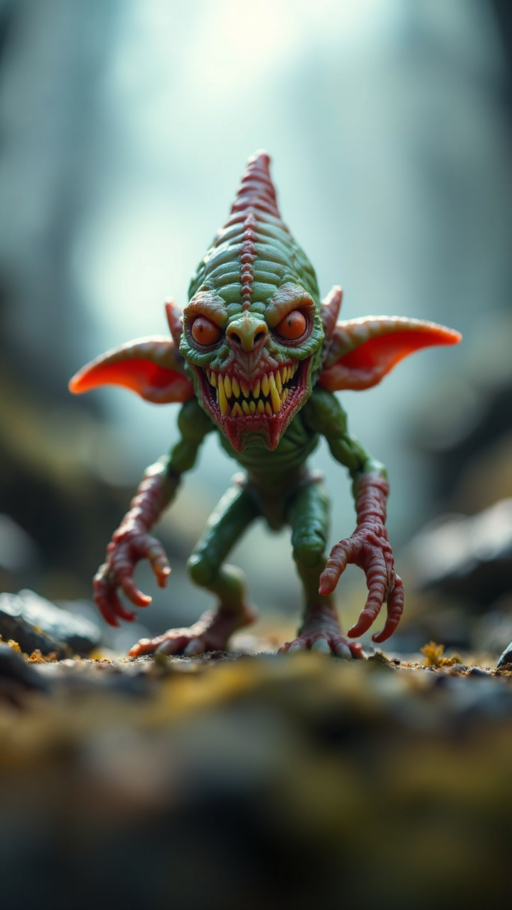 A goblin raider made