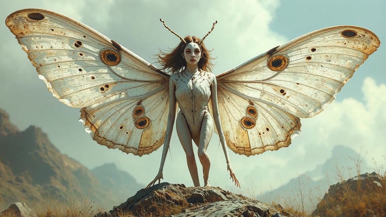 Big winged creature with
