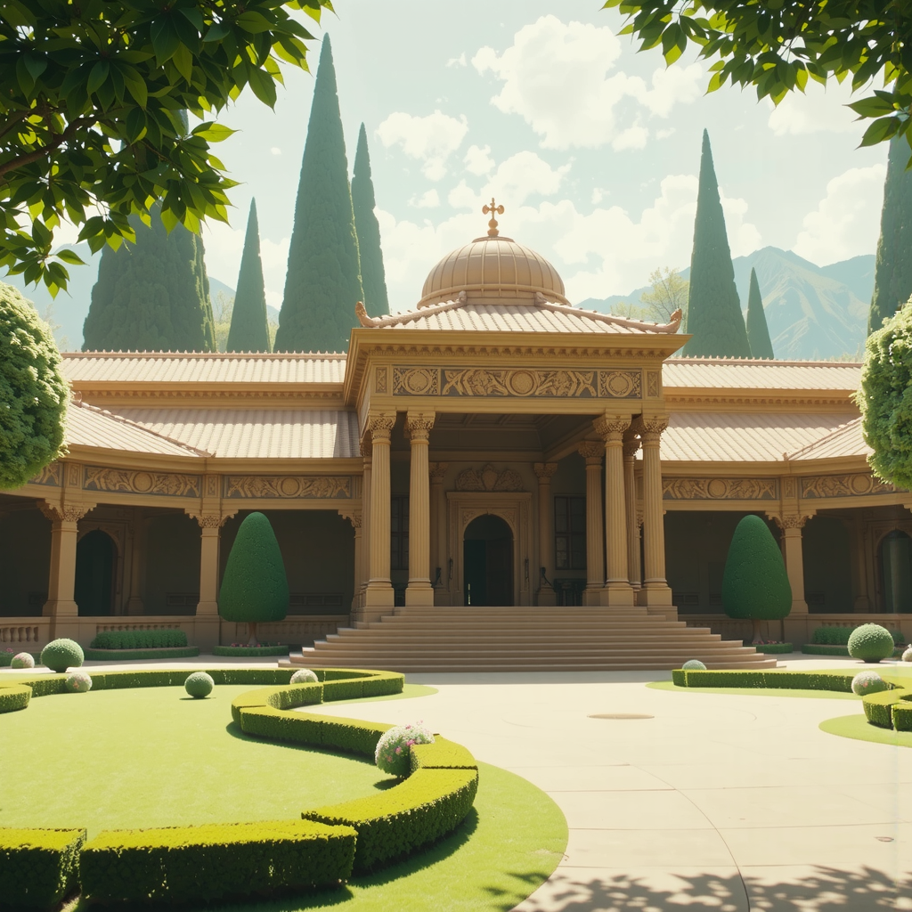 Ancient temple in a