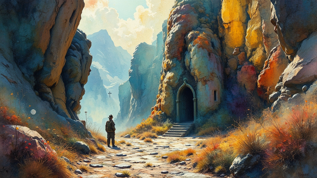 Digital artwork with vibrant