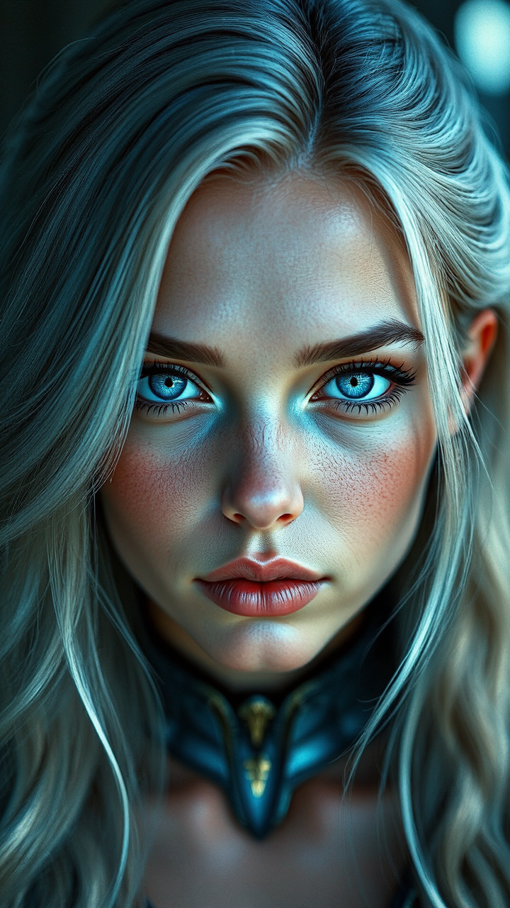 A highly detailed portrait