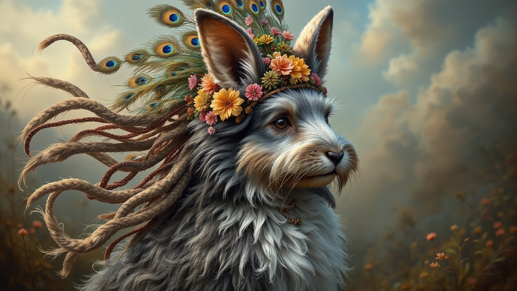 Mixed breed creature with